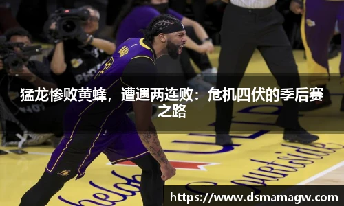 猛龙惨败黄蜂，遭遇两连败：危机四伏的季后赛之路